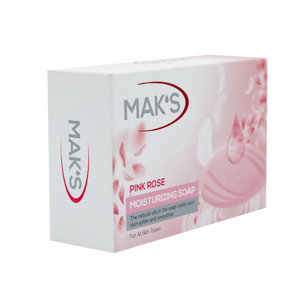 Maks | Pink Rose Moisturizing Soap | 100g | Best Price in Pakistan original skincare product Pakistan Main image
