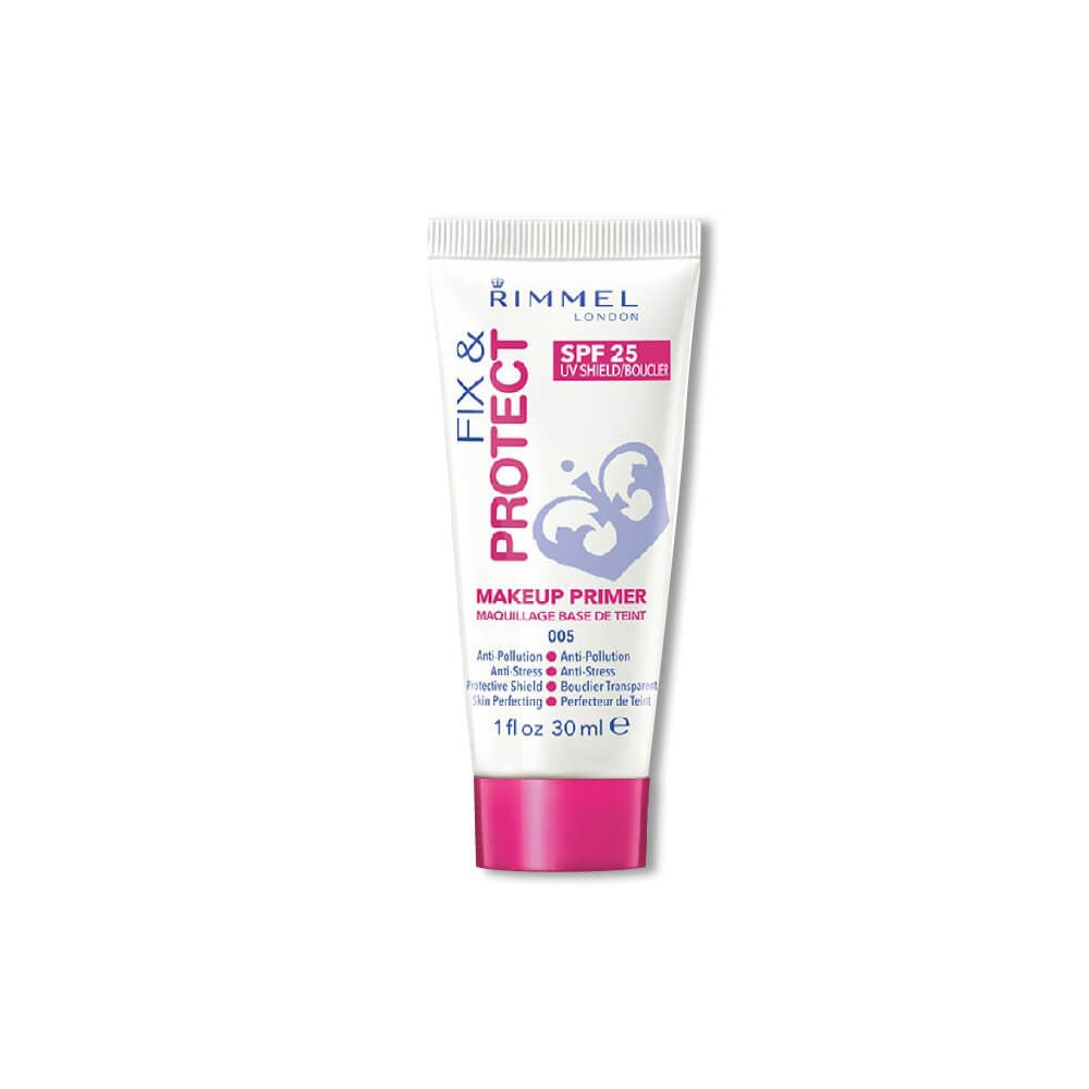 Rimmel London | Fix & Protect Primer New 034-001 | Best Price in Pakistan original skincare product Pakistan مرکزی تصویر