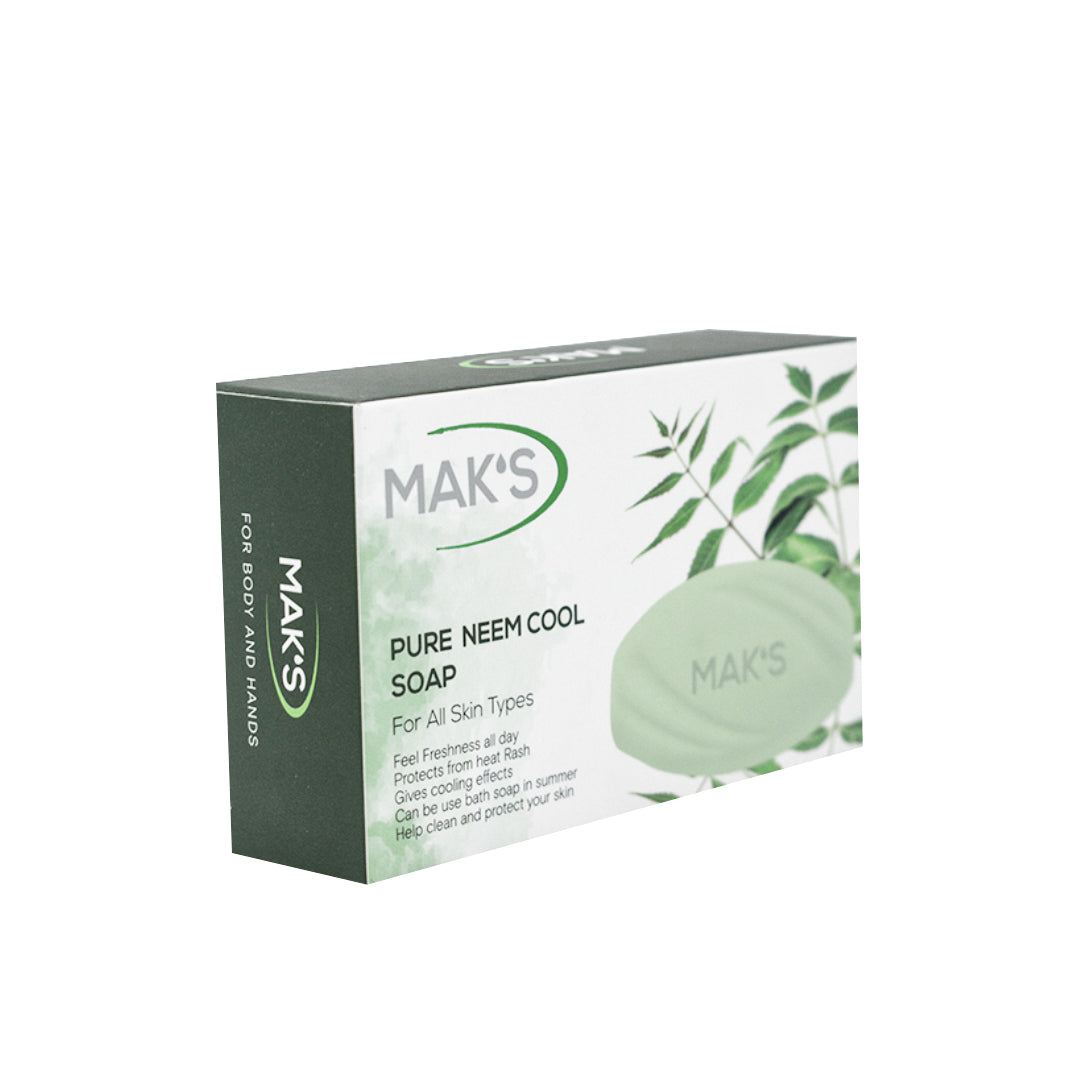 Maks | Pure Neem Cool Soap | 85g | Best Price in Pakistan original skincare product Pakistan Main image