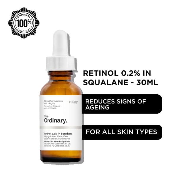 The Ordinary Retinol 0.2% in Squalane | 30ml | Best Price in Pakistan original skincare product Pakistan Main image