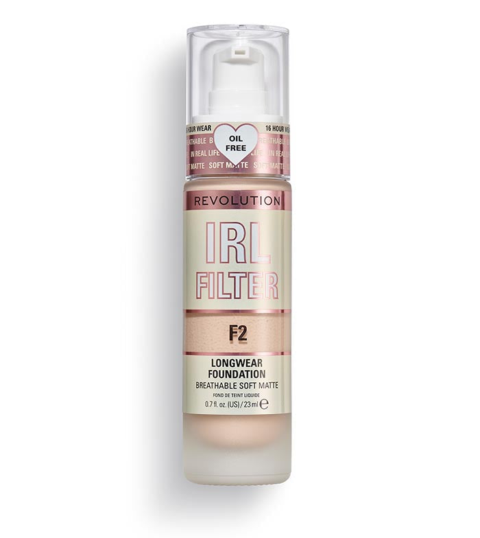 Makeup Revolution IRL Filter Longwear Foundation F2 | Best Price in Pakistan original skincare product Pakistan