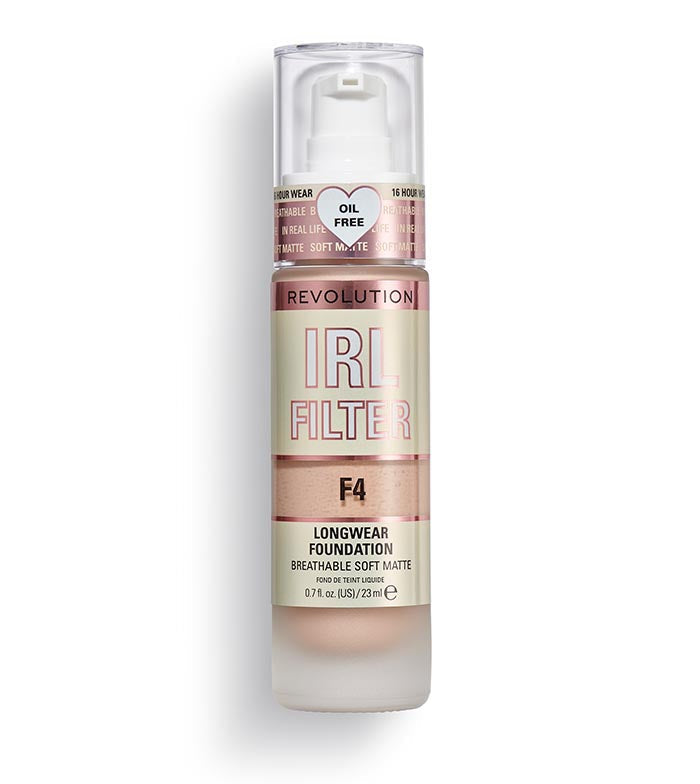Makeup Revolution IRL Filter Longwear Foundation F4 | Best Price in Pakistan original skincare product Pakistan