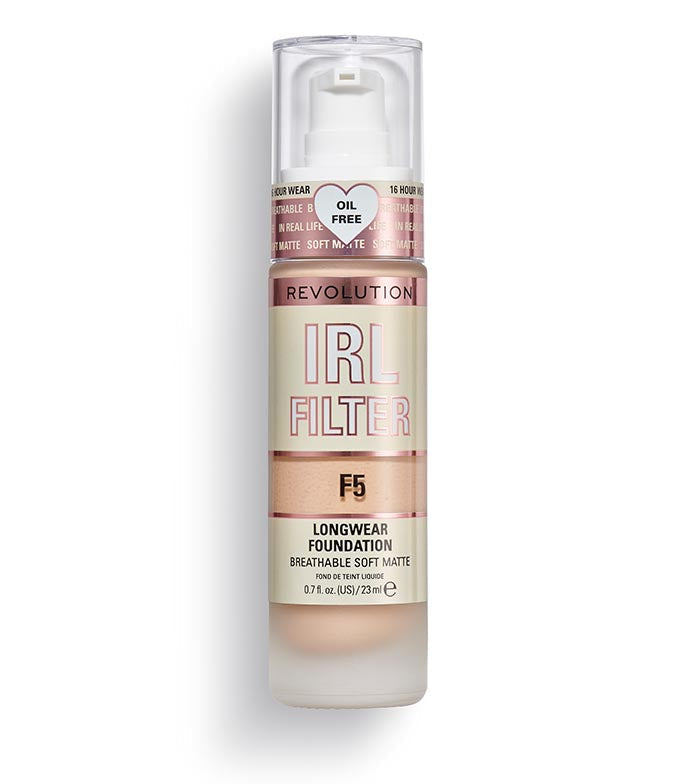 Makeup Revolution IRL Filter Longwear Foundation F5 | Best Price in Pakistan original skincare product Pakistan