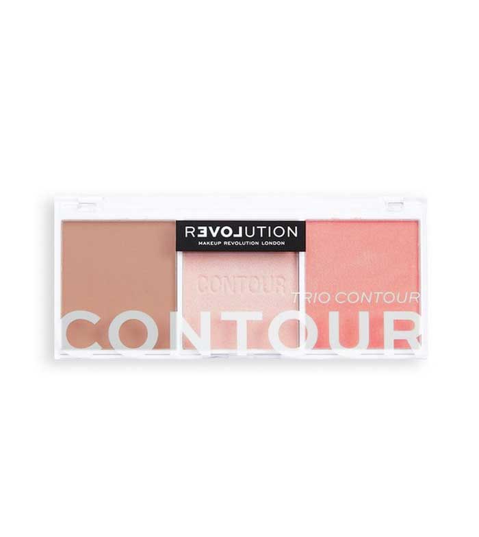 Revolution Relove Colour Play Contour Trio Palette | Sugar | Best Price in Pakistan original skincare product Pakistan Main image