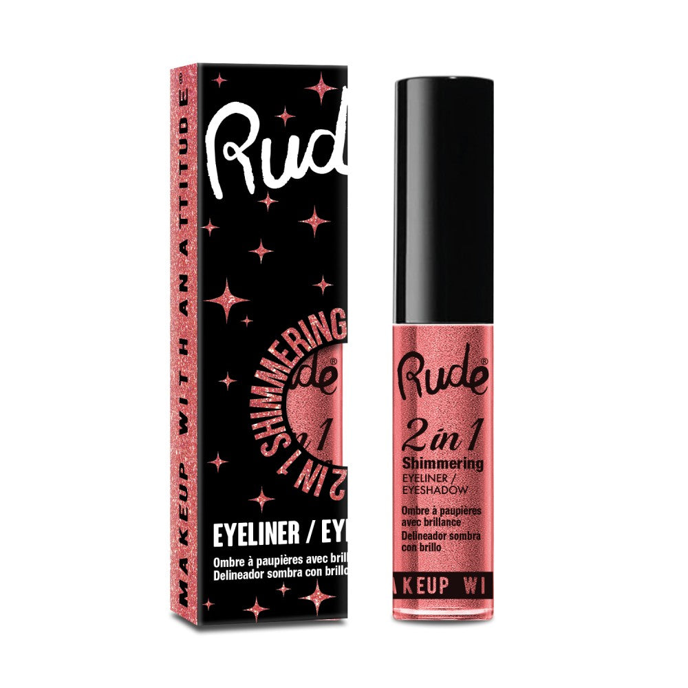 Rude 2 in 1 Shimmering Eyeshadow Eyeliner | Best Price in Pakistan original skincare product Pakistan Main image