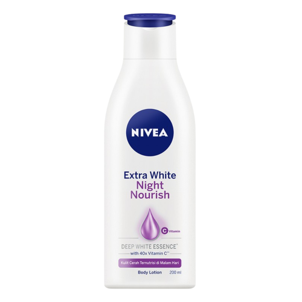 Nivea | Body Lotion Deep Moisture Extra White Night Nourish | 200Ml | Best Price in Pakistan original skincare product Pakistan
