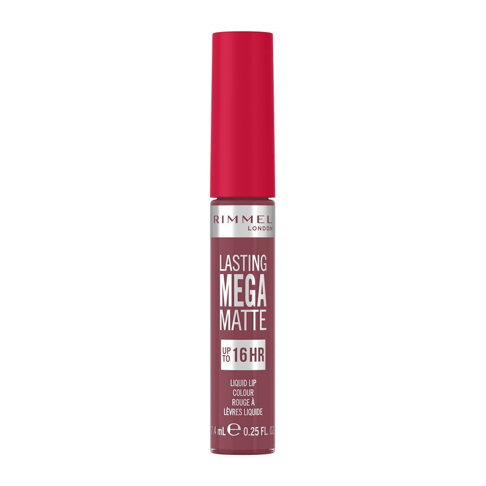 Rimmel London | Lasting Mega Matte Long Lasting Liquid Matte Lipstick | 900 Ravishing Rose | Best Price in Pakistan original skincare product Pakistan مرکزی تصویر