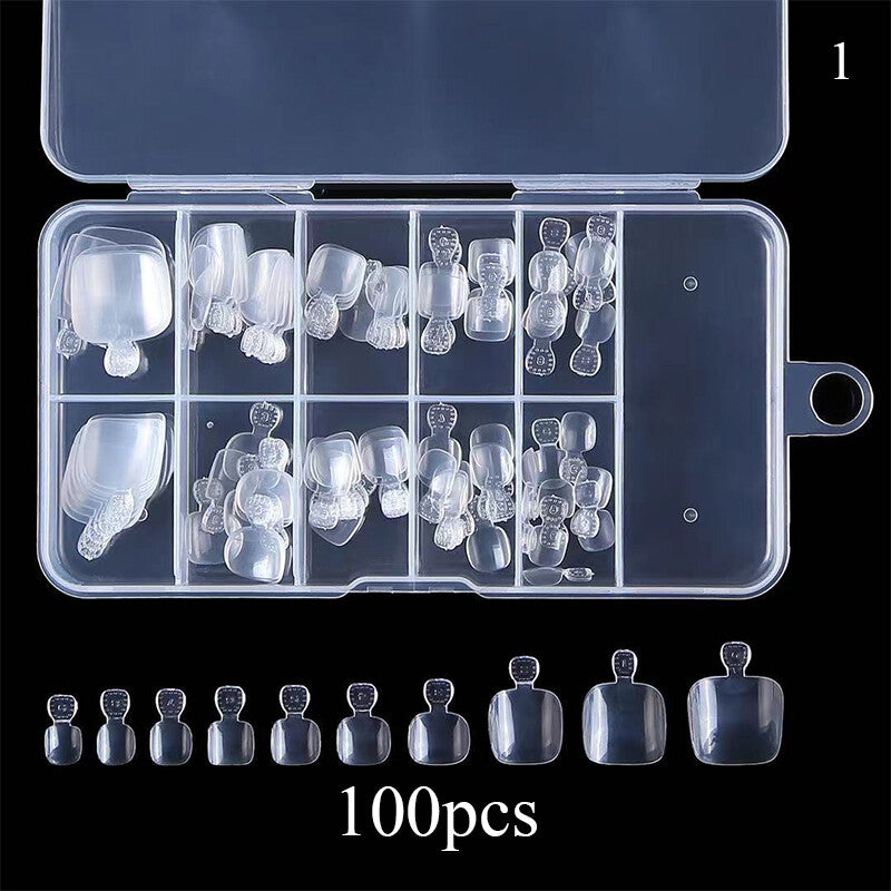 Facial Beauty | Foot Nails Set 100's | Best Price in Pakistan original skincare product Pakistan مرکزی تصویر