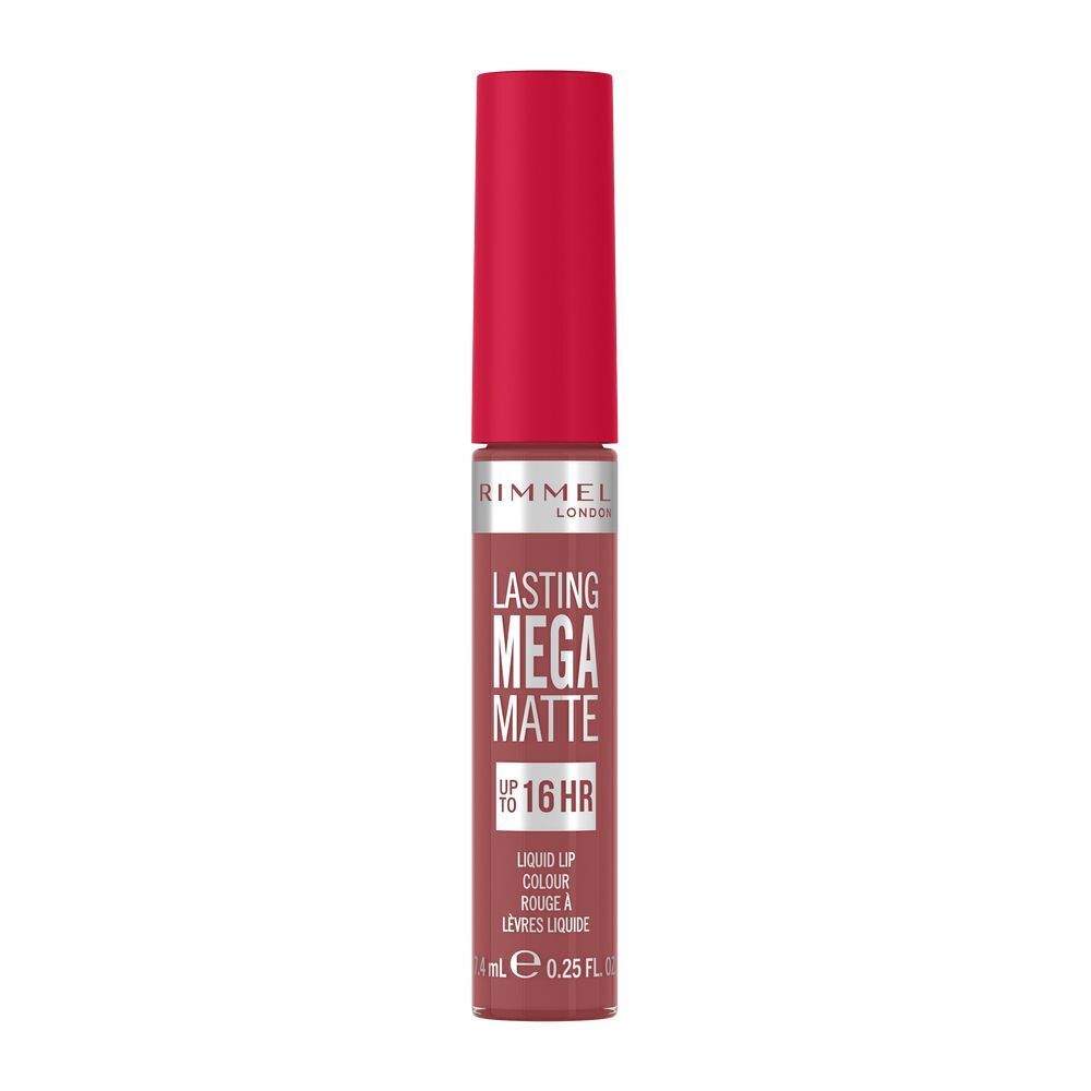 Rimmel London | Lasting Mega Matte Long Lasting Liquid Matte Lipstick | 210 Rose Shine | Best Price in Pakistan original skincare product Pakistan مرکزی تصویر