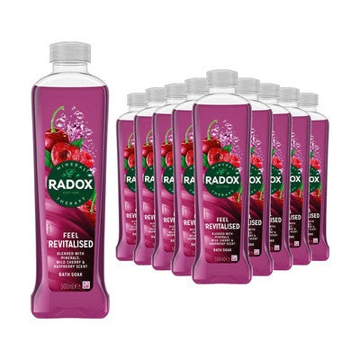 Radox Bath Feel Revitalised Wild Cherry & Raspberry 500Ml | Best Price in Pakistan original skincare product Pakistan Main image