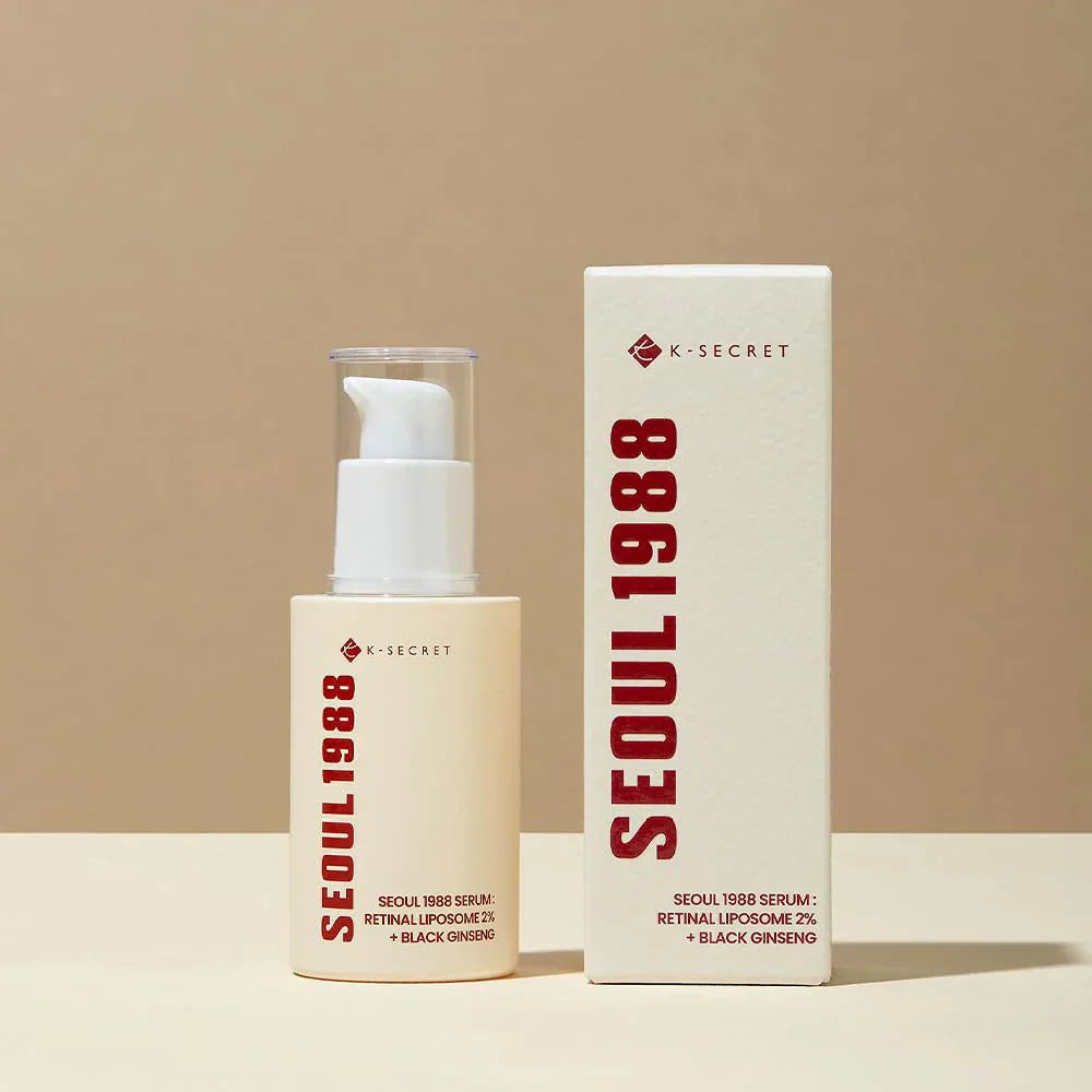 K-Secret | Seoul 1988 Serum : Retinal Liposome 2% + Black Ginseng 30ml | Best Price in Pakistan original skincare product Pakistan Main image