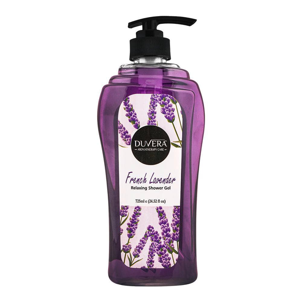 Duvera Shower Gel French Lavender 725Ml | Best Price in Pakistan original skincare product Pakistan مرکزی تصویر
