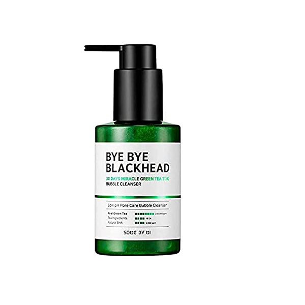Some By Mi Byebye Blackhead 30 Days Miracle Green Tea Tox Bubble Cleanser | 120gm | Best Price in Pakistan original skincare product Pakistan