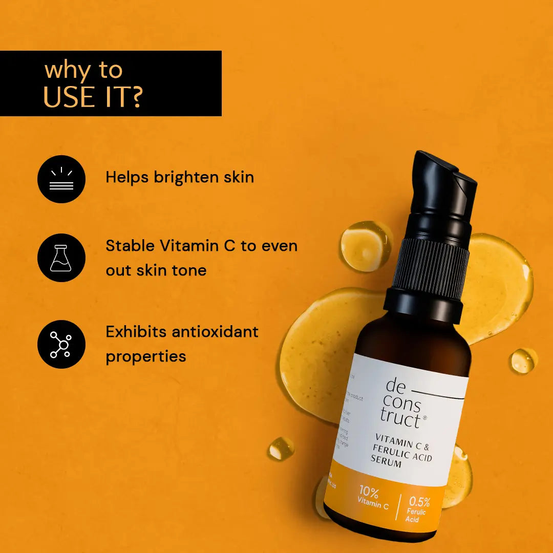 Deconstruct 10% Non-irritating Vitamin C Face Serum For Glowing Skin Secondary image