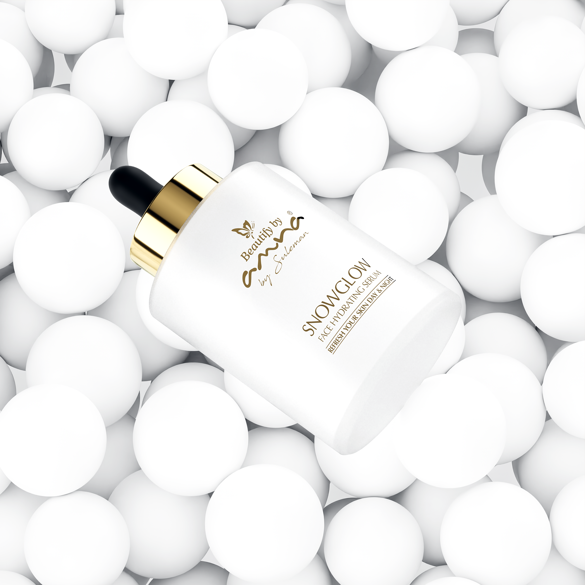BBA By Suleman | Snowglow Face Hydrating Serum 30ML | Best Price in Pakistan original skincare product Pakistan مرکزی تصویر