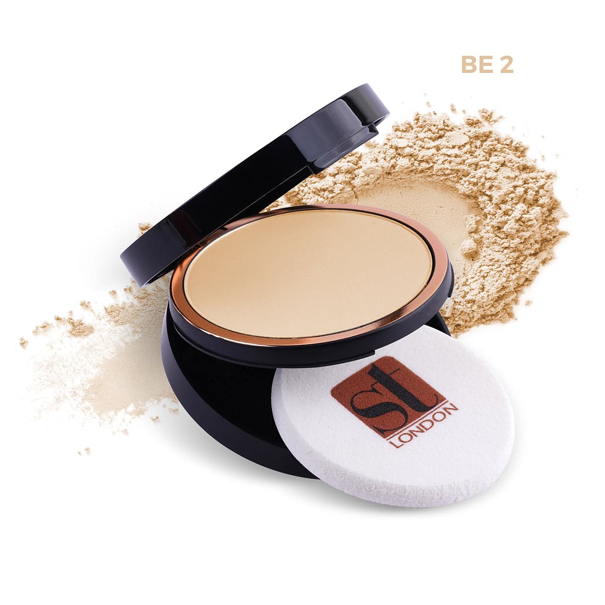 ST London Dual Wet & Dry Compact Powder | Be 2 | Best Price in Pakistan original skincare product Pakistan مرکزی تصویر