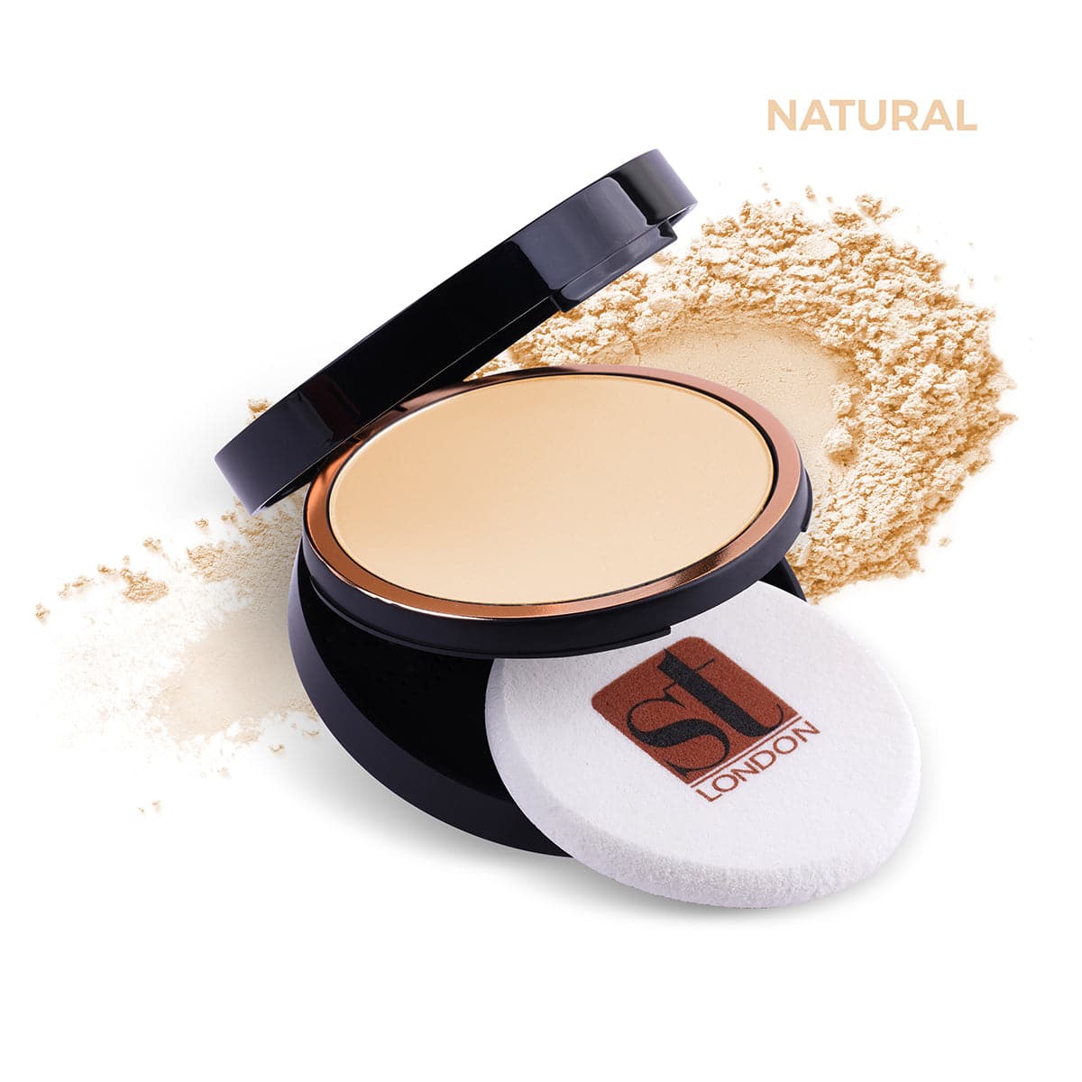ST London Dual Wet & Dry Compact Powder | Natural | Best Price in Pakistan original skincare product Pakistan