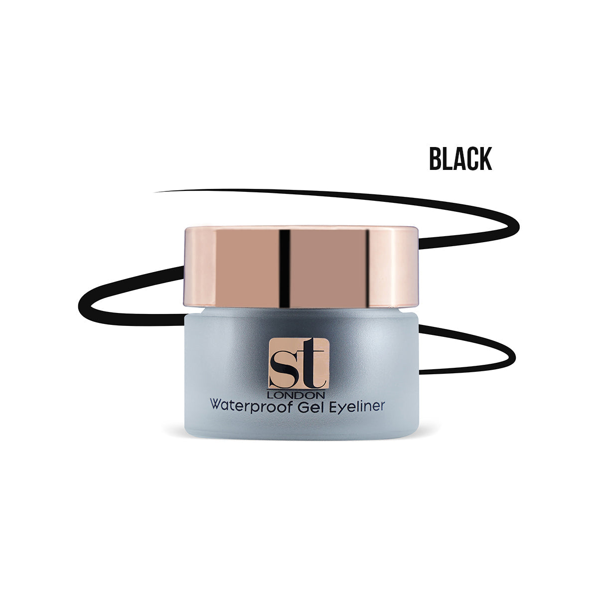 ST London | Waterproof Gel Eyeliner | Black | Best Price in Pakistan original skincare product Pakistan مرکزی تصویر