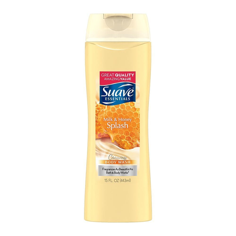 Suave | Creamy Milk & Honey Splash Body Wash 443ml | Best Price in Pakistan original skincare product Pakistan