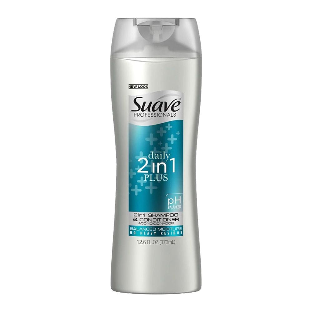 Suave | Shampoo+Conditioner U.S.A Daily 2in1 plus Ph Balanced 373ml | Best Price in Pakistan original skincare product Pakistan