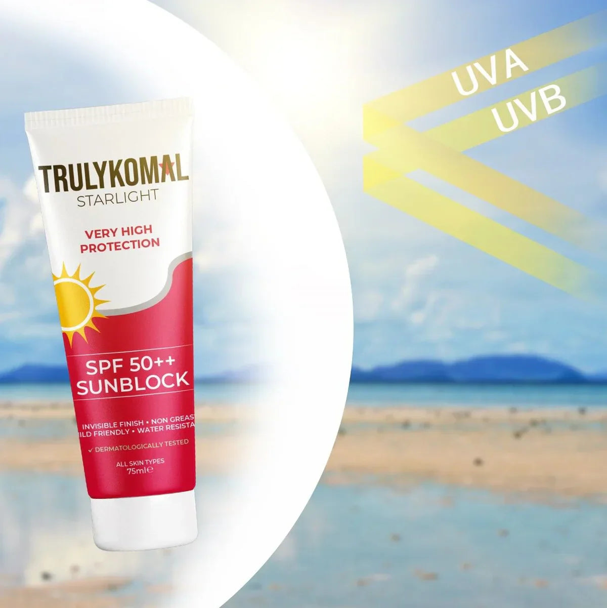 Truly Komal | Sun Block | Best Price in Pakistan original skincare product Pakistan
