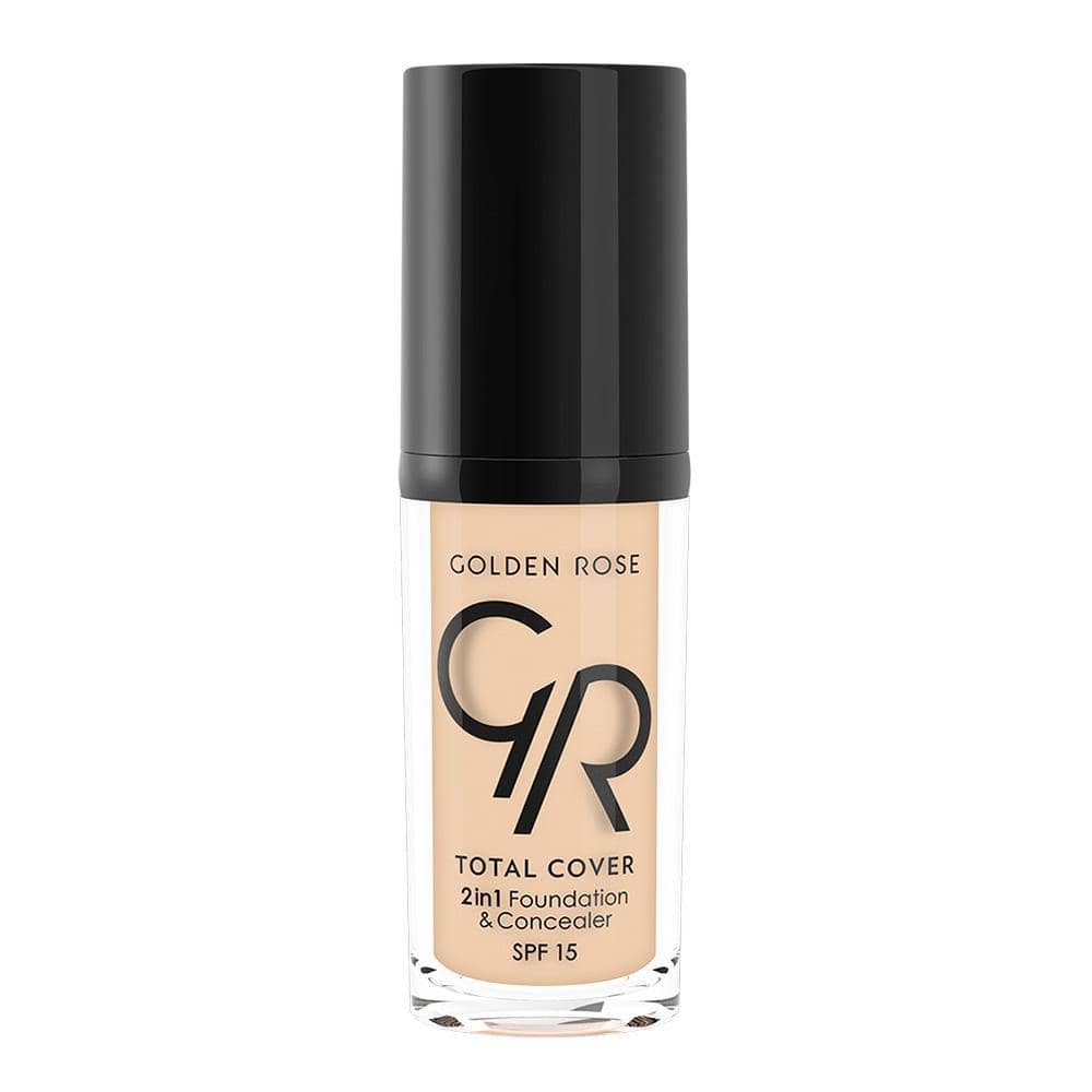 Golden Rose TOTAL COVER 2in1 Foundation & Concealer | Best Price in Pakistan original skincare product Pakistan
