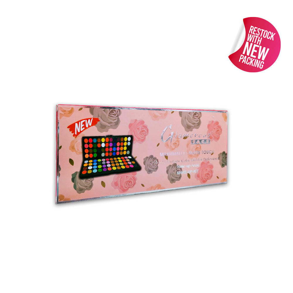 Glamorous Face | 48+48 Makhmally & Matte Eyeshadow Palette | Best Price in Pakistan original skincare product Pakistan مرکزی تصویر