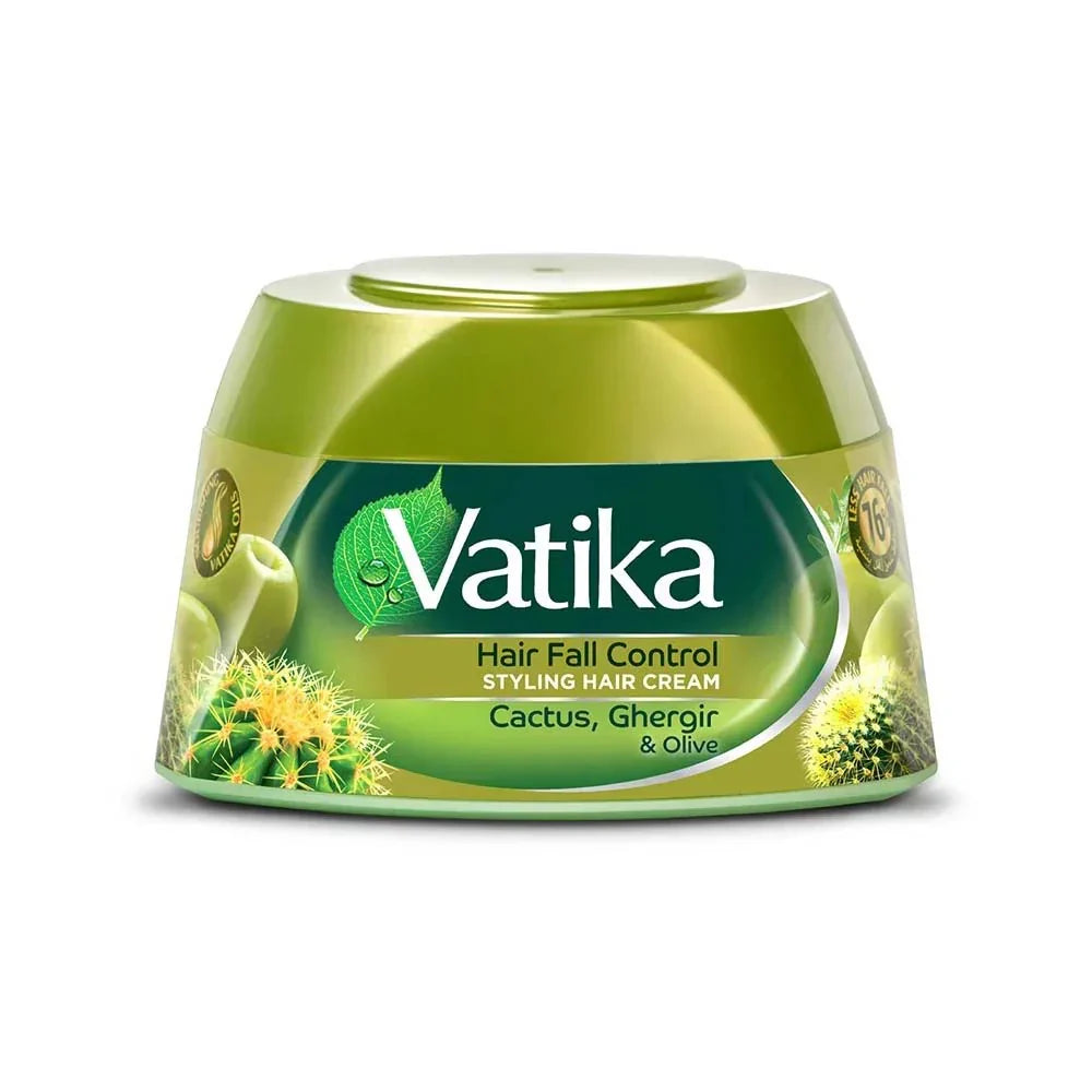 Vatika- Styling Hair Cream Hair Fall Control Cactus, Ghergir | Best Price in Pakistan original skincare product Pakistan