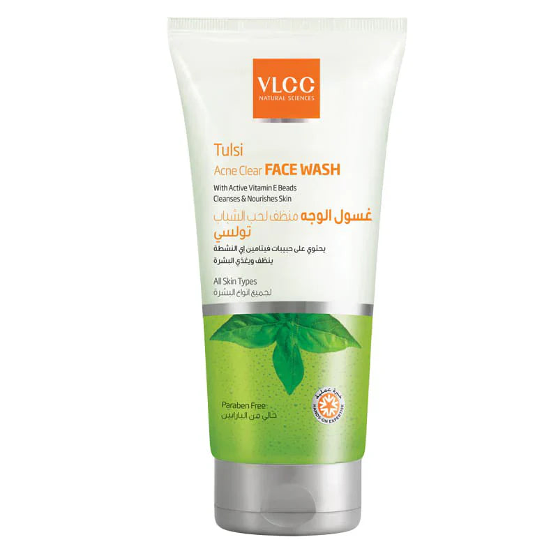 VLCC | Tulsi Acne Face Wash 150 ML | Best Price in Pakistan original skincare product Pakistan