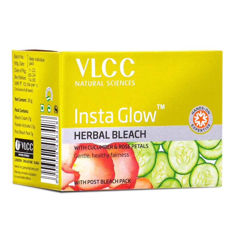 VLCC | InstaGlow Herbal Bleach Kit | Best Price in Pakistan original skincare product Pakistan Main image