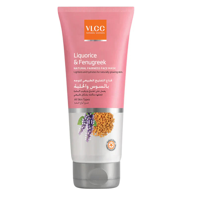 VLCC | Liquorice & Fenugreek Natural Fairness Mask 100 G | Best Price in Pakistan original skincare product Pakistan Main image