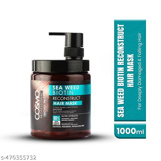Cosmo Professional Sea Weed Biotin Reconstruct Hair Mask | 1000ml | Best Price in Pakistan original skincare product Pakistan