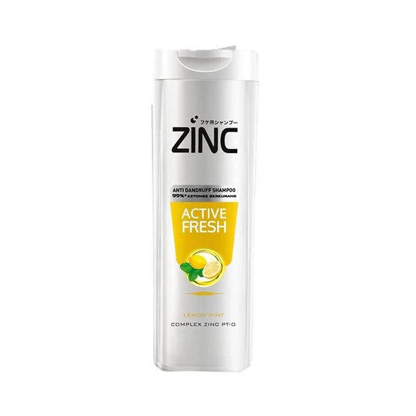 Zinc | Anti Dandruff Shampoo Active Fresh Lemon Mint | 340Ml | Best Price in Pakistan original skincare product Pakistan